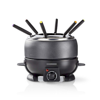 Fondue-Set | 6 Personen | 2,3 l | Einstellbare Temperaturregelung | 800 W | Cool-Touch-Griffe | Anti-Rutsch-Füße | Überhitzungsschutz