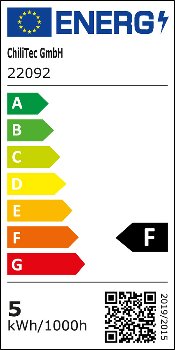LED-Einbauleuchte "Flat-32dim" warmweiß, 80x32mm, 5W, 590lm, weißes Gehäuse