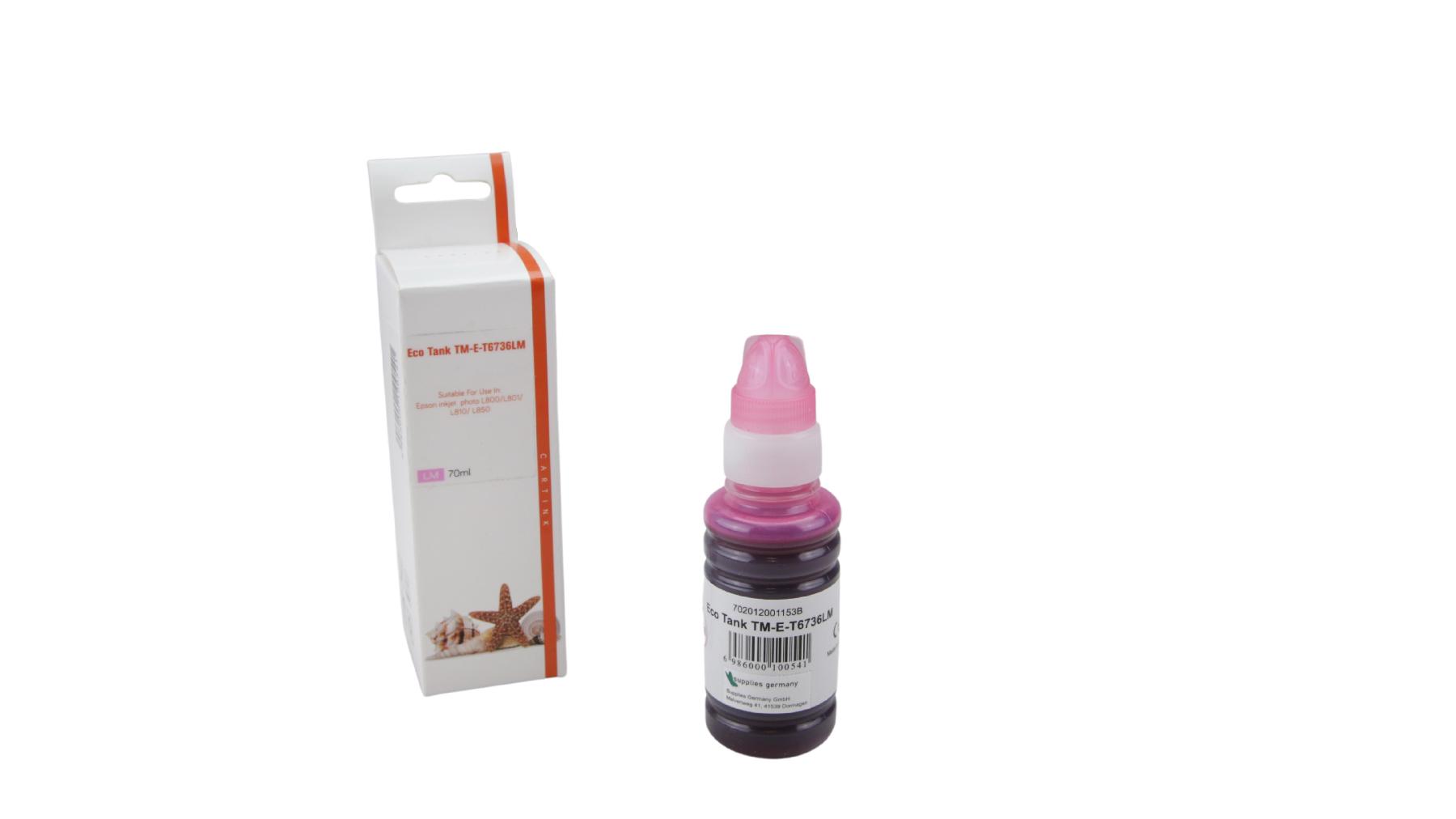 T6736LM Eco Tank Nachfüllflasche Lightmagenta für / T6736LM / 70ml