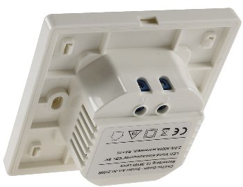 LED Wand-Einbauleuchte "EBL 86 PIR" / 3000k, warmweiß, Rahmen cremeweiß