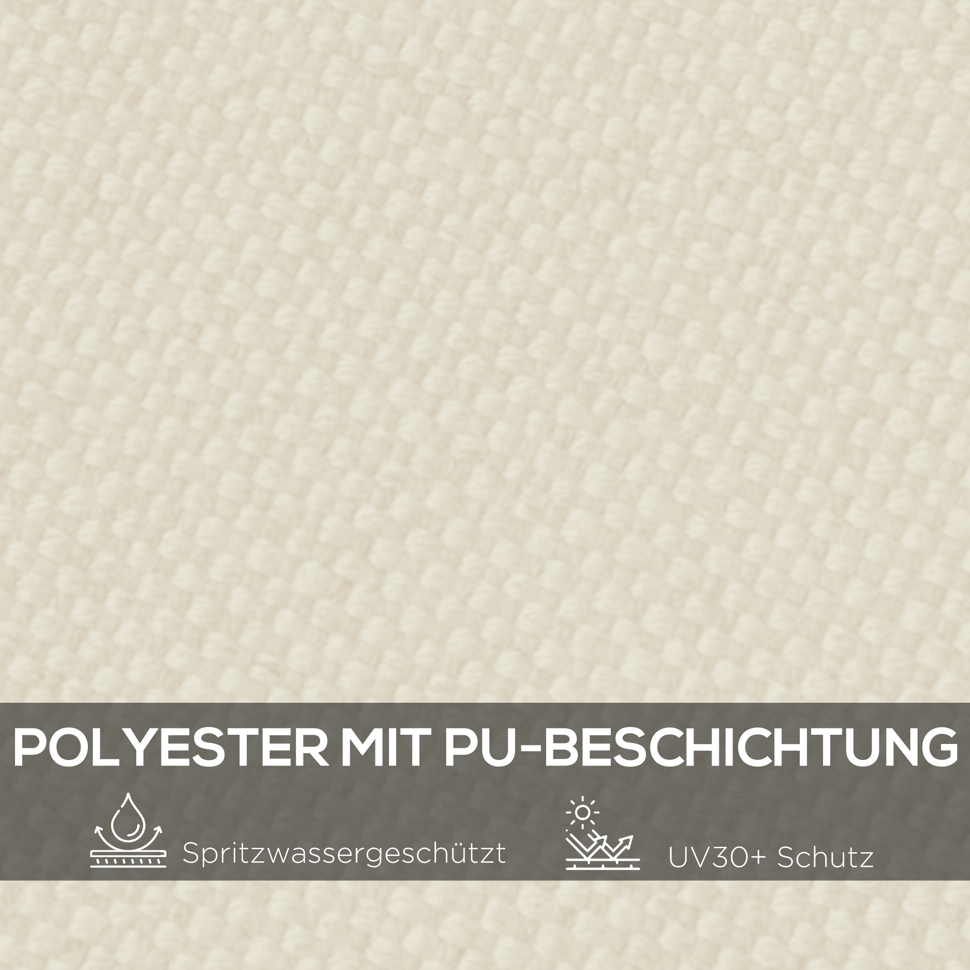 Markisen-Ersatzdach Ersatzdach für Markise, wetterbeständig, 297 cm x 243 cm, Beige