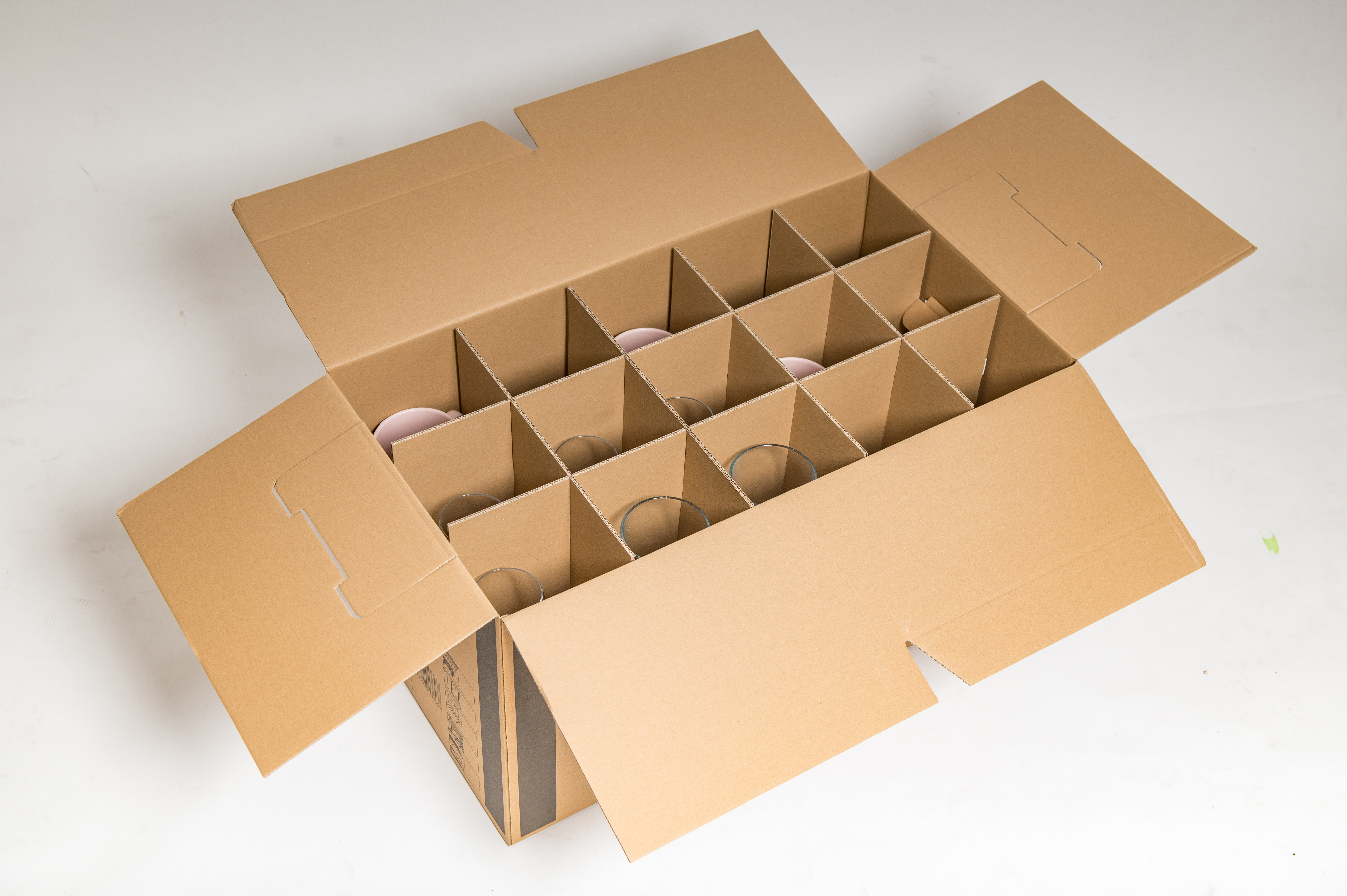 Gläserkarton, 64x34x36cm, VPE5