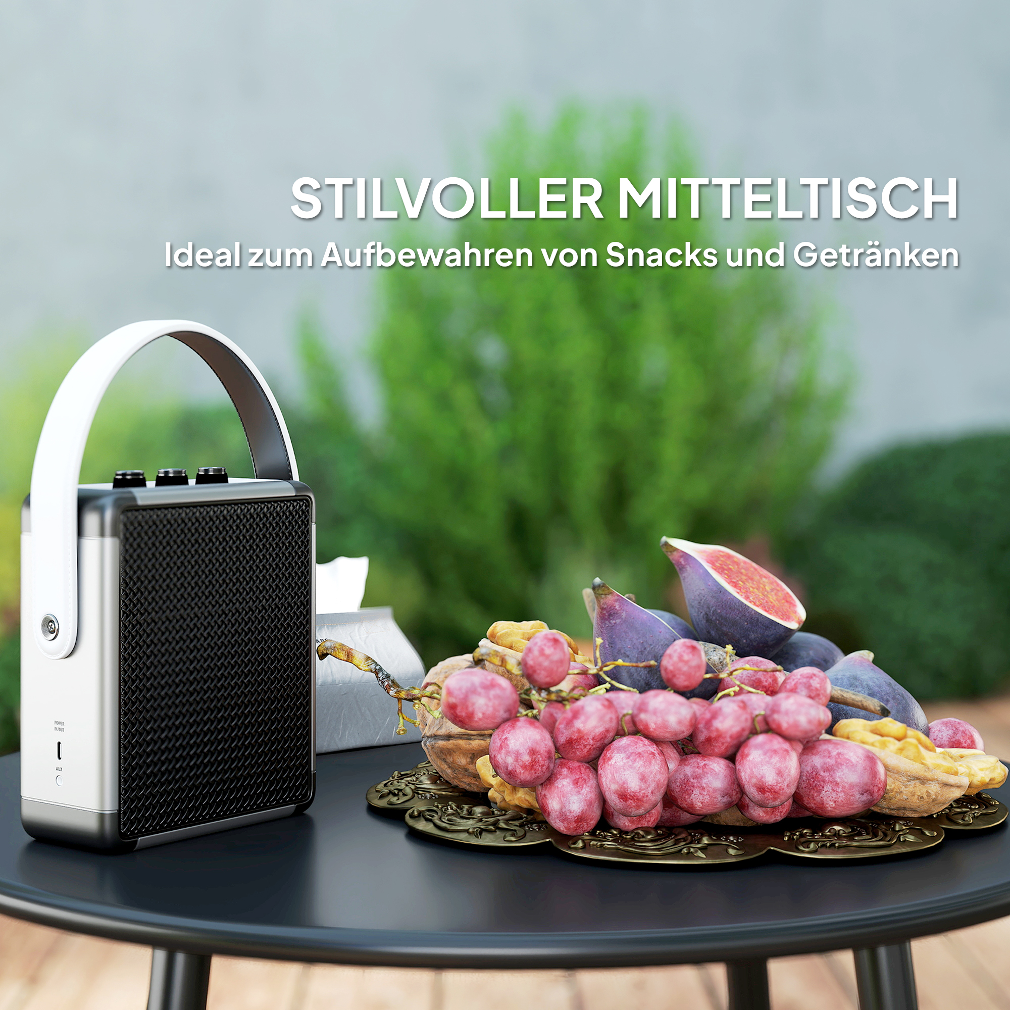 Gartenmöbel Set Polyrattan Lounge-Set mit Ecksofa Tisch Kissen für 6 Personen Dunkelgrau