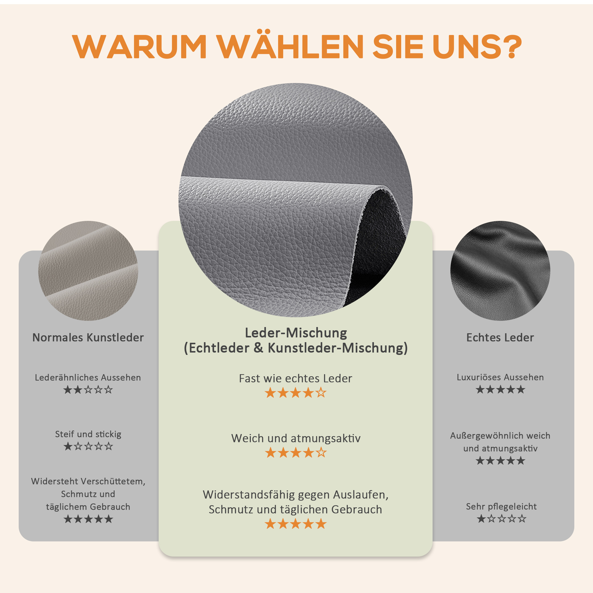 Massagesessel mit Rücklehnfunktion, Kunstleder, elektrisch verstellbar, Fußstütze, Seitentasche, Stahlrahmen, Grau