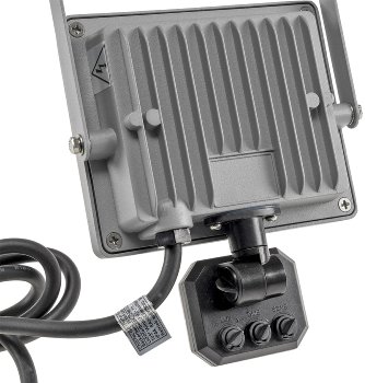 LED-Fluter SlimLine "CTF-SLT30 PIR" / 30W, IP44, 2960lm, 4200K, Bewegungsmelde