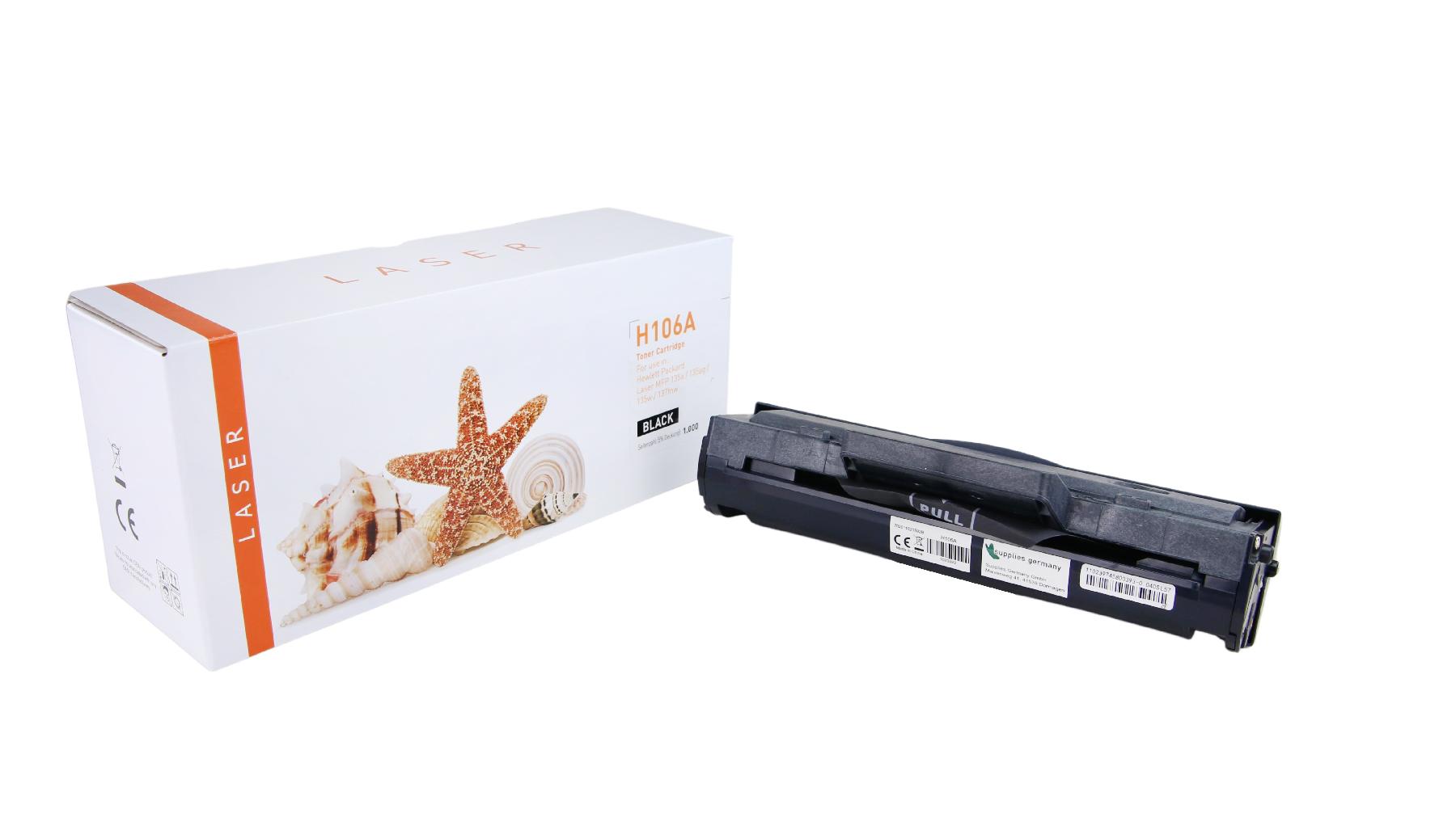 106A alternativ Toner black für HP / W1106A / 1.000 Seiten