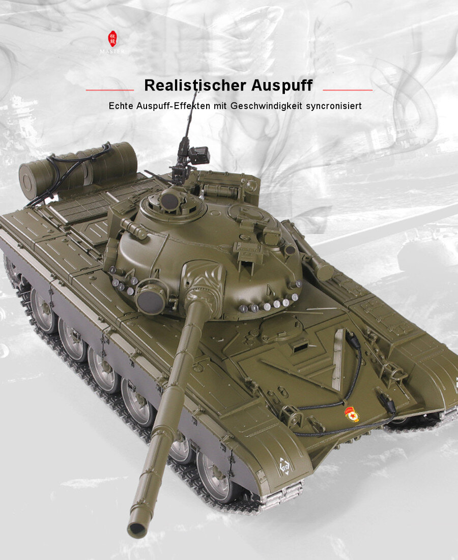RC Panzer "T-72" - Metallgetriebe ERA PRO