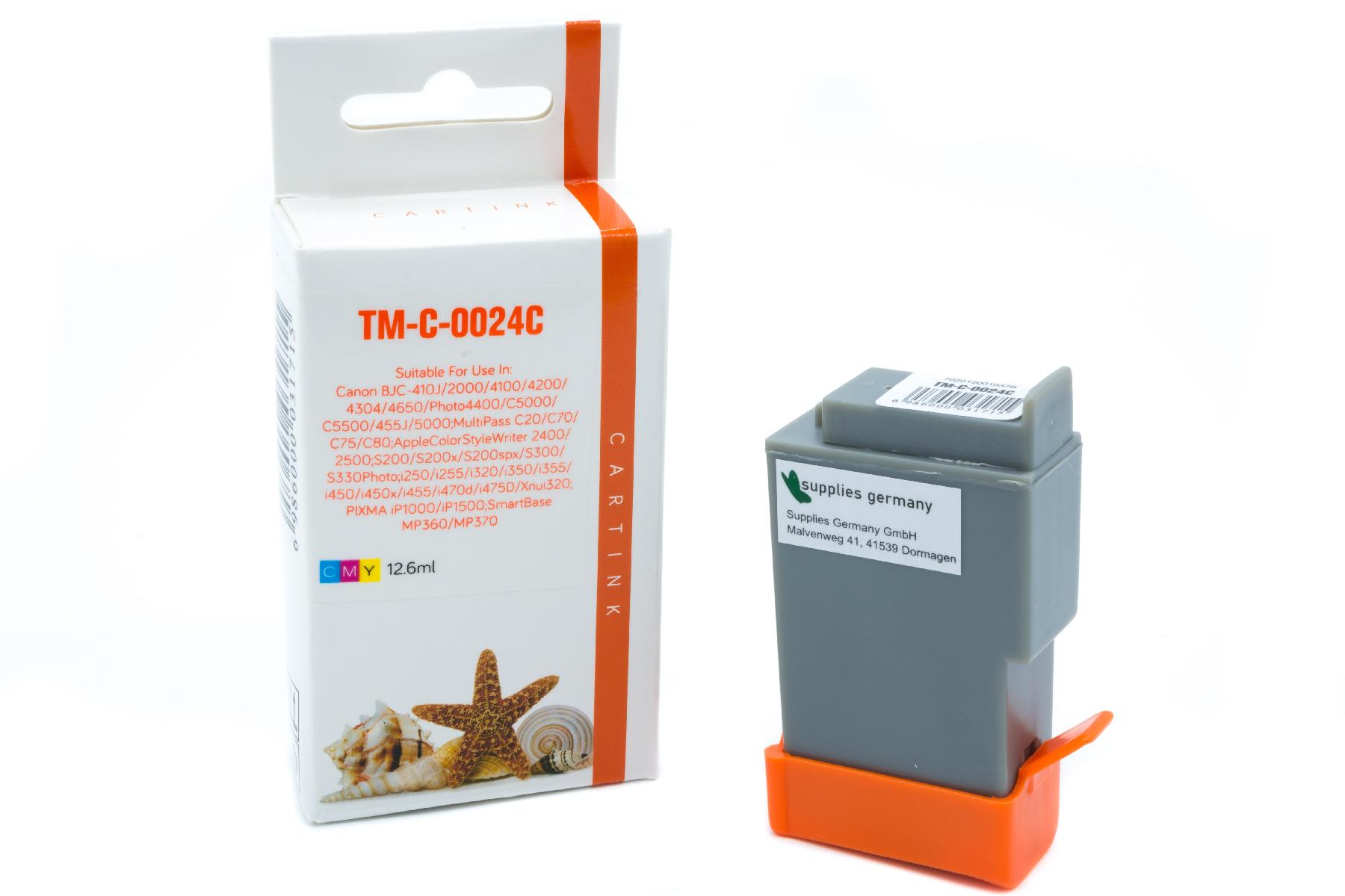 BCI24/21C alternativ Seestern Tinte Color für Canon / 0955A002 / 12,6ml