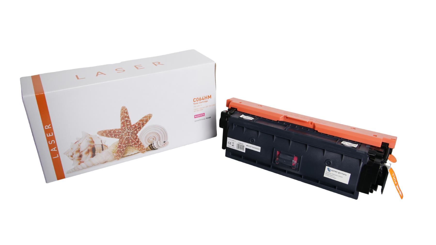 064HM ohne Chip alternativ Toner magenta für Canon / 4934C001 / 10.400 Seiten