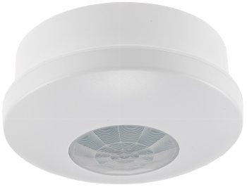 Decken-Einbau-Bewegungsmelder 360° / PIR, LED geeignet, 8m Detektion, 83x48mm