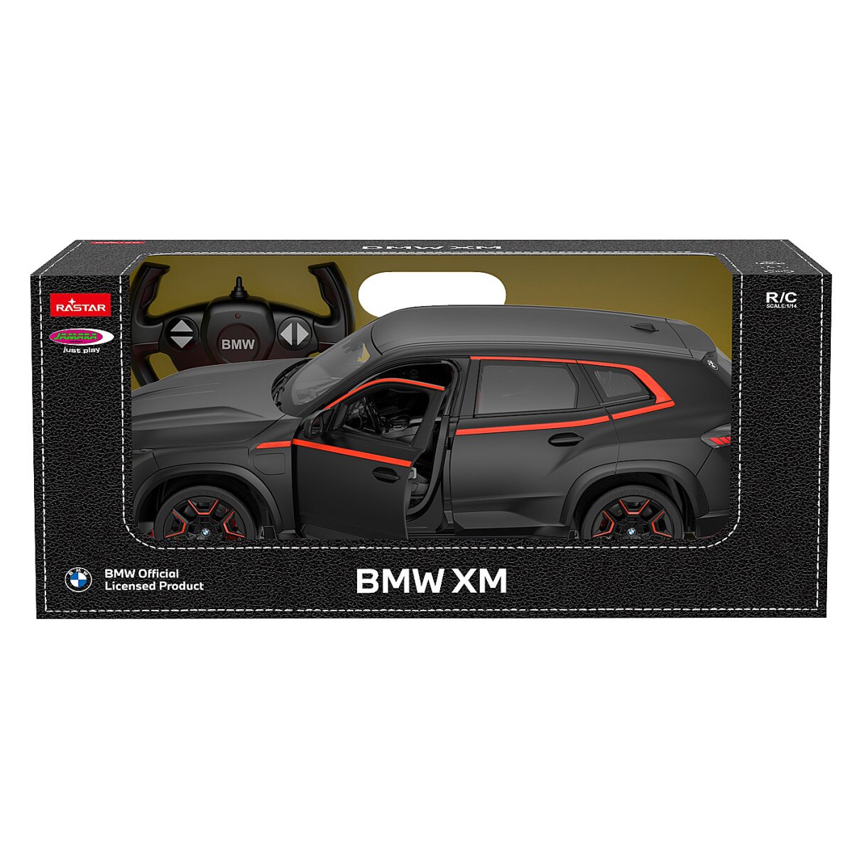 BMW XM 1:14 schwarz 2,4GHz Tür manuell
