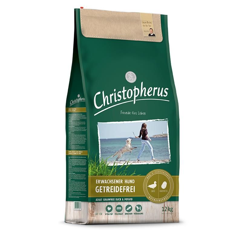 Christopherus Getreidefrei Ente & Kartoffel - 12 kg Christopherus Getreidefrei Ente & Kartoffel - 12 kg