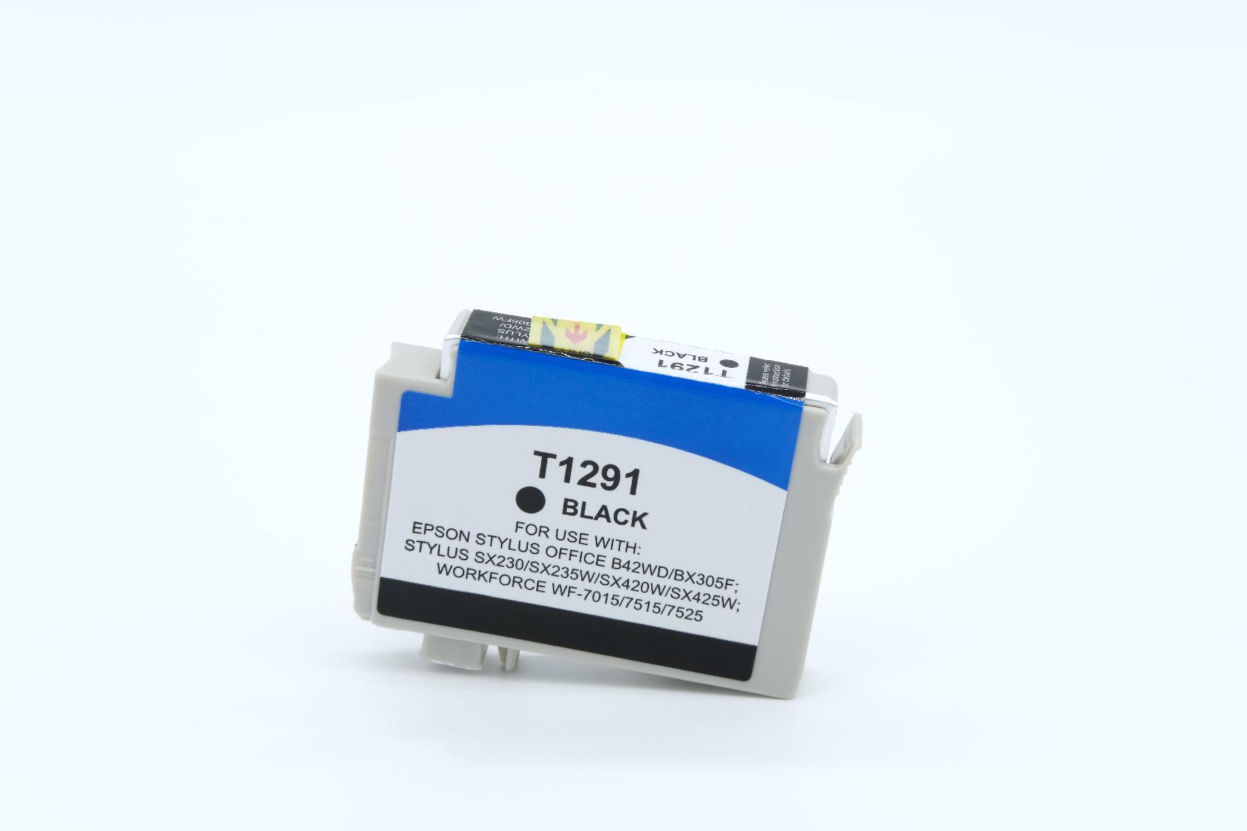 T1291 alternativ Tinte black für Epson / C13T12914010 / 11,2ml