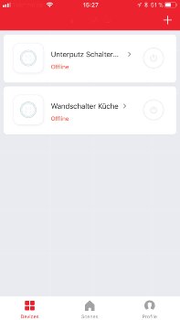 MILOS WiFi Schalter / Android + iOS- App,Alexa/Google tauglich