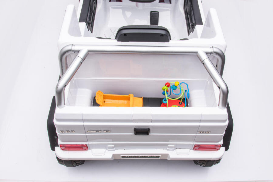 Kinderfahrzeug Mercedes G63 AMG 6x6 - weiß