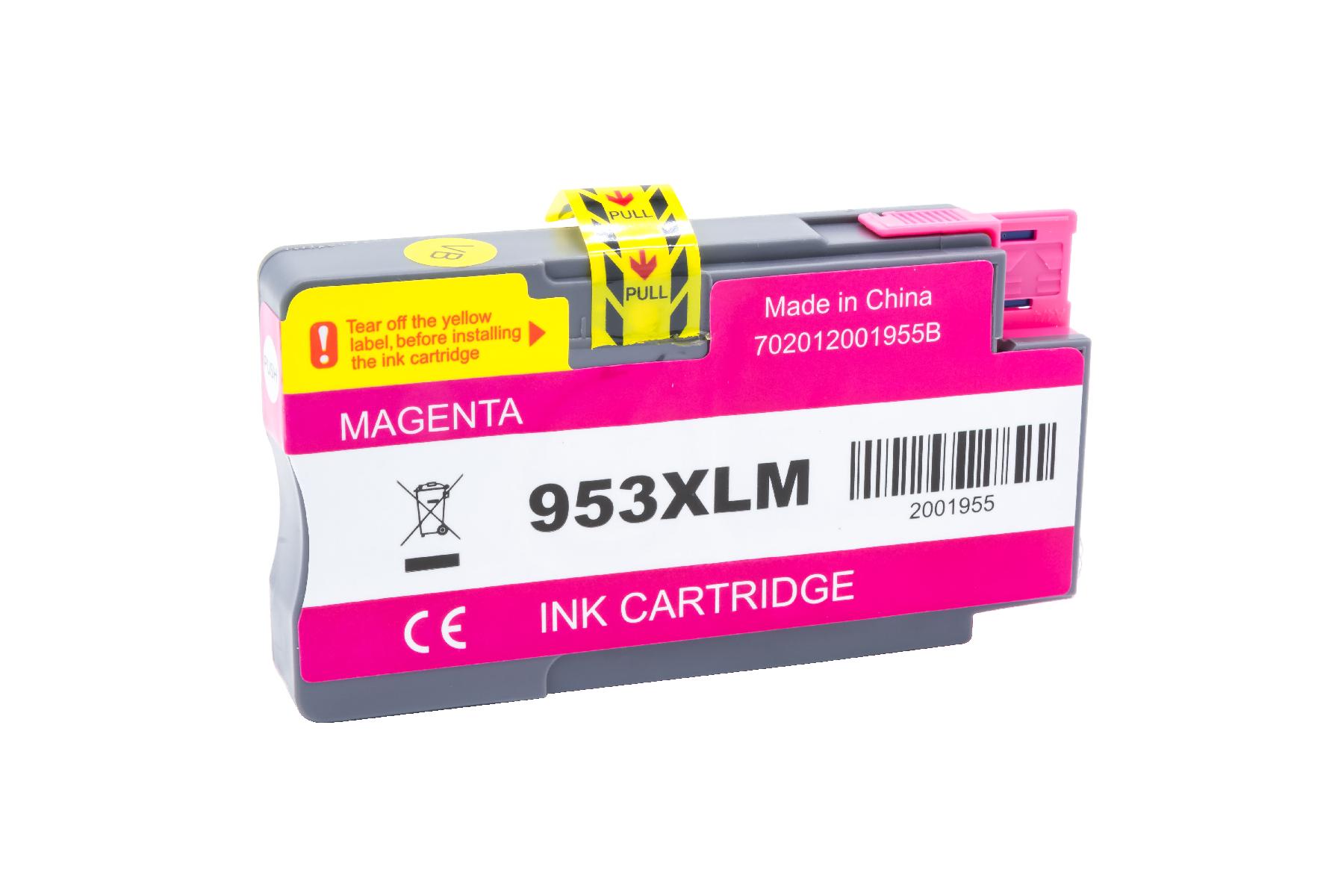 953XLM alternativ Tinte magenta für HP / F6U17AE / 26