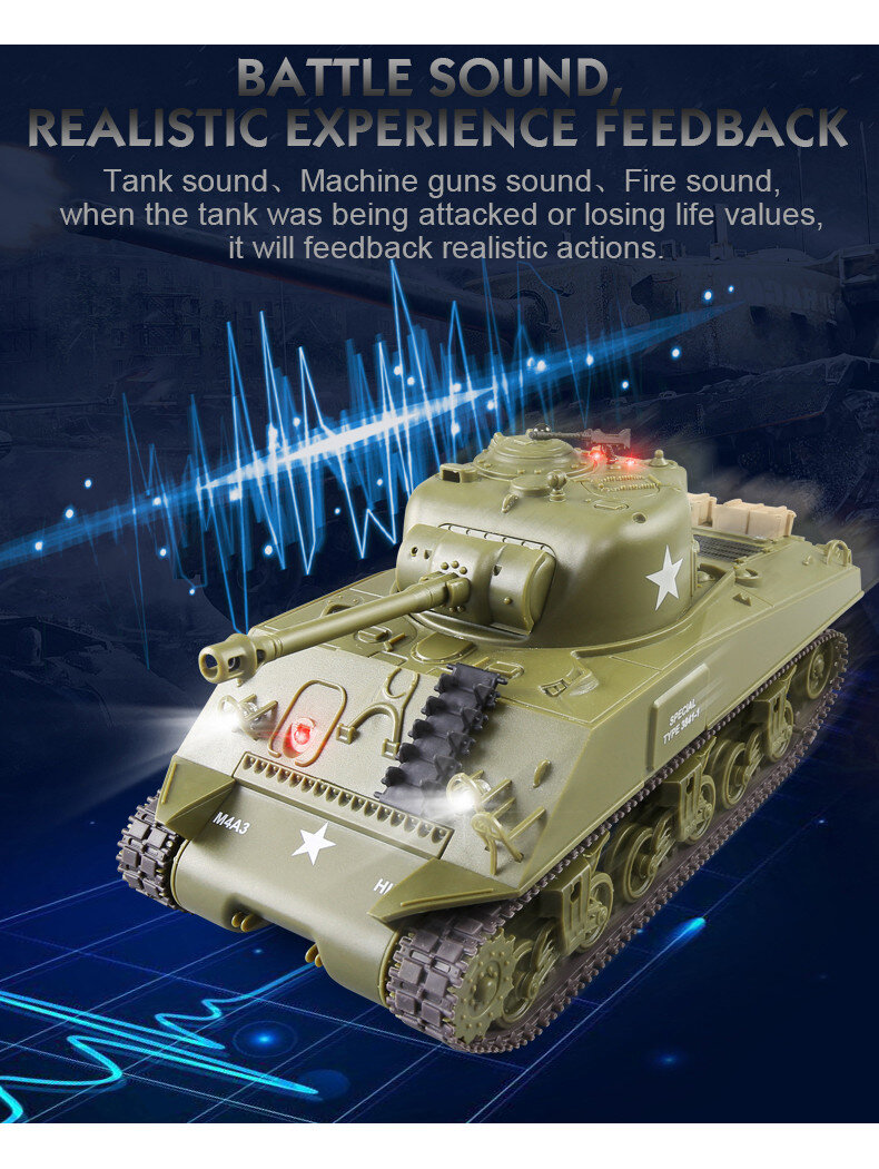 RC Panzer Battle 2er Set - Infrarot Kampfsystem - Gefechtssimulation