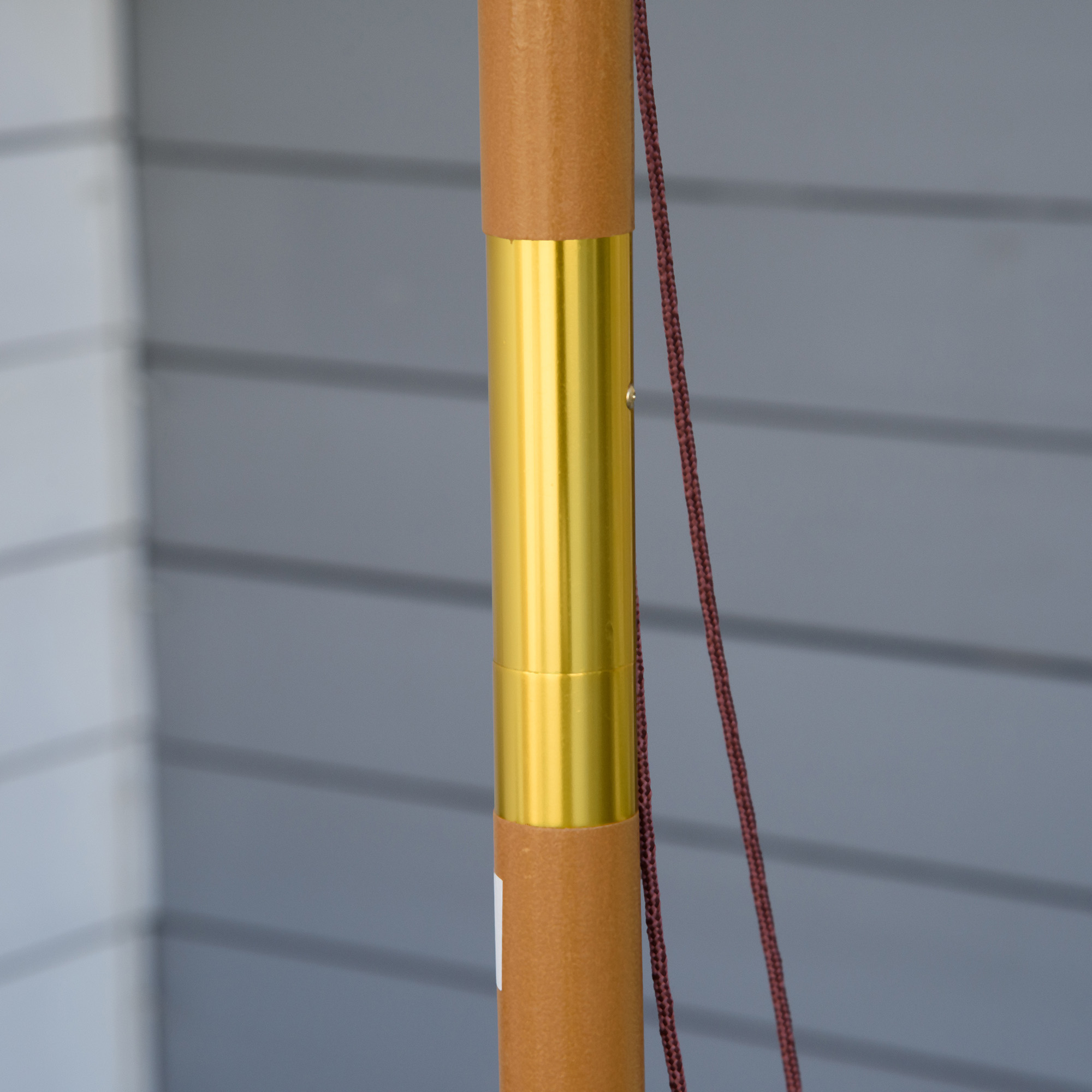 Sonnenschirm Ø 300 cm, Sonnenschirm mit UV Schutz Balkonschirm aus Holz Strandschirm stabil Marktschirm Sonnenschutz für Strand Terrasse Garten, Khaki