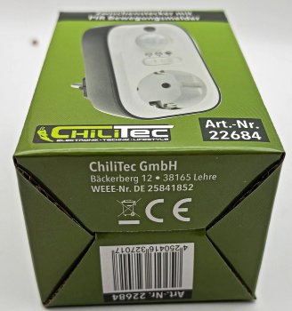 Zwischenstecker mit Bewegungsmelder, 8m Reichweite , 230V/1200W