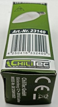 LED Kerzenlampe E14 "K50 Promo" 10er-Set, 3000k, 450lm, 230V/6W, 160°, warmweiß