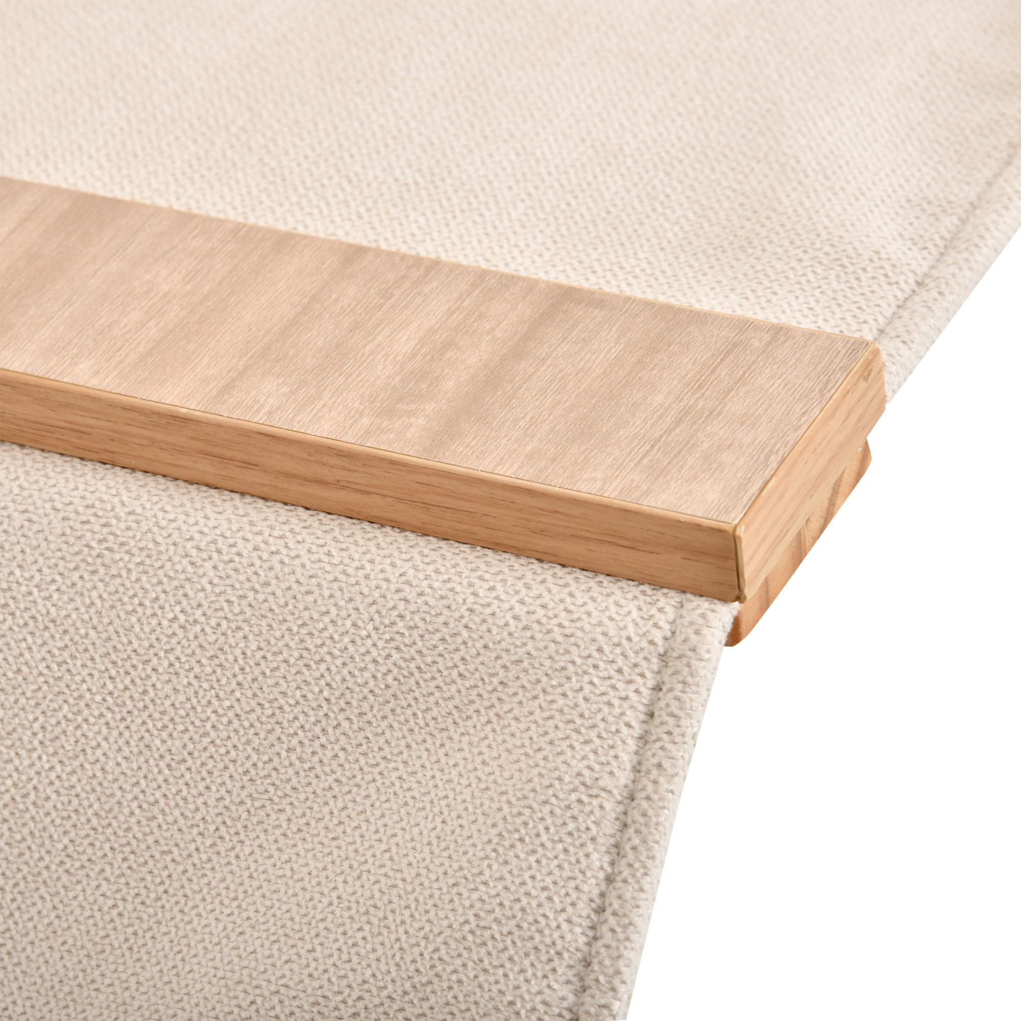 Kletterwand Katzen, 4-teilig Katzenkletterwand Set Katzen Wandelemente mit Kratzbaum Hängematte Sprungplattform Kratzsäule Katzentreppe Katzenwandmöbel für Klettern Schlafen bis 5 kg Hellbraun