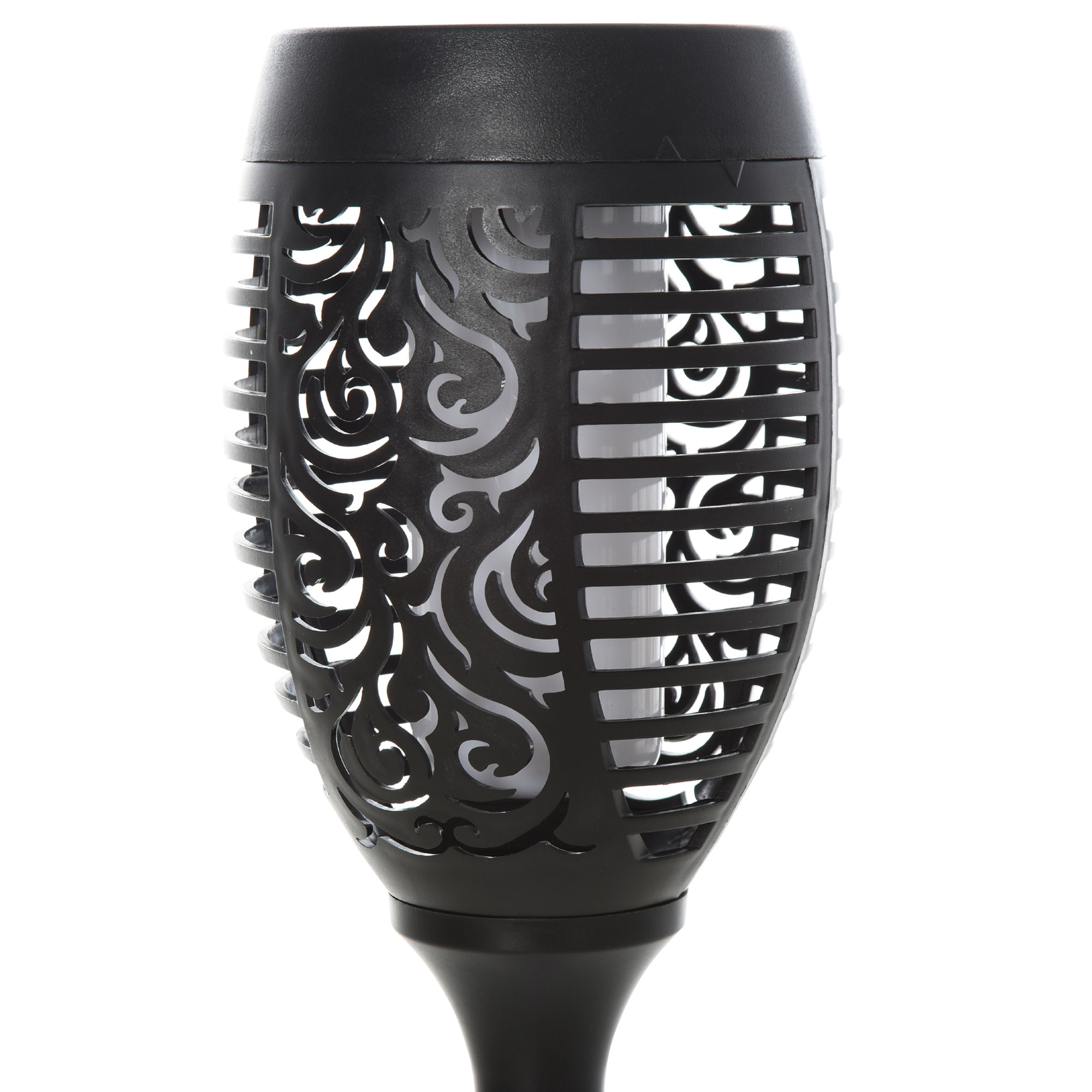 Gartenbeleuchtung 4 Stück Solar LED Warmweiß Gartenstrahler mit Erdspieß Stecker IP44 Wasserdichter Gartenleuchte Solar Gartenlampe für Draußen Garten Rasen, Hof