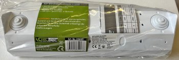 4-fach Steckdosenblock + 2x USB, weiß / 250V~/ 16A, Aufbaumontage, USB 3,1A