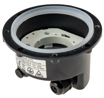 Bodenleuchte "BEL GX53 XXL " Rund, ØxT 14x7cm, IP65, Extra breiter Rahmen