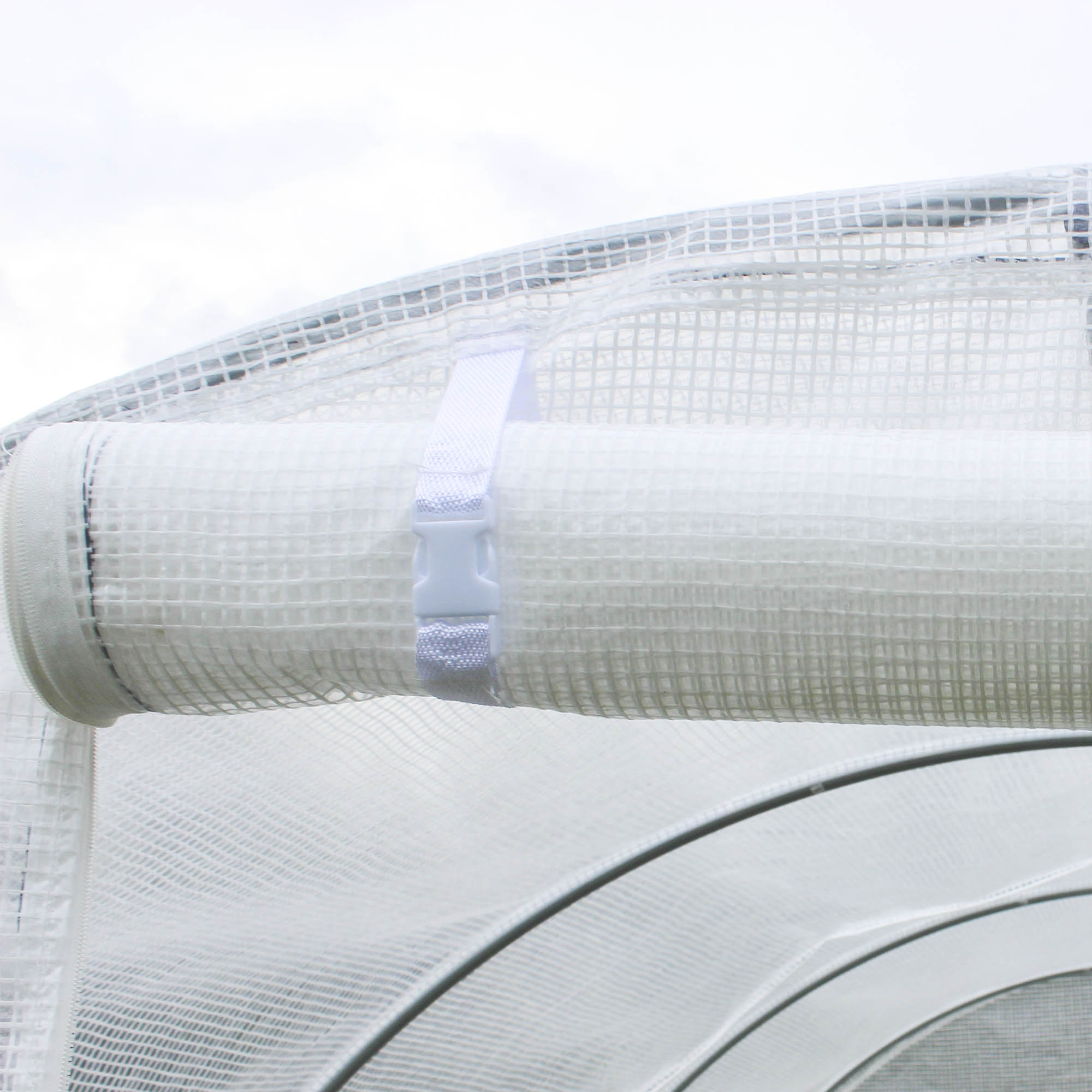 Ersatz-Gewächshausabdeckung Gewächshausabdeckung, wetterbeständig, 300 cm x 200 cm x 200 cm, Transparent