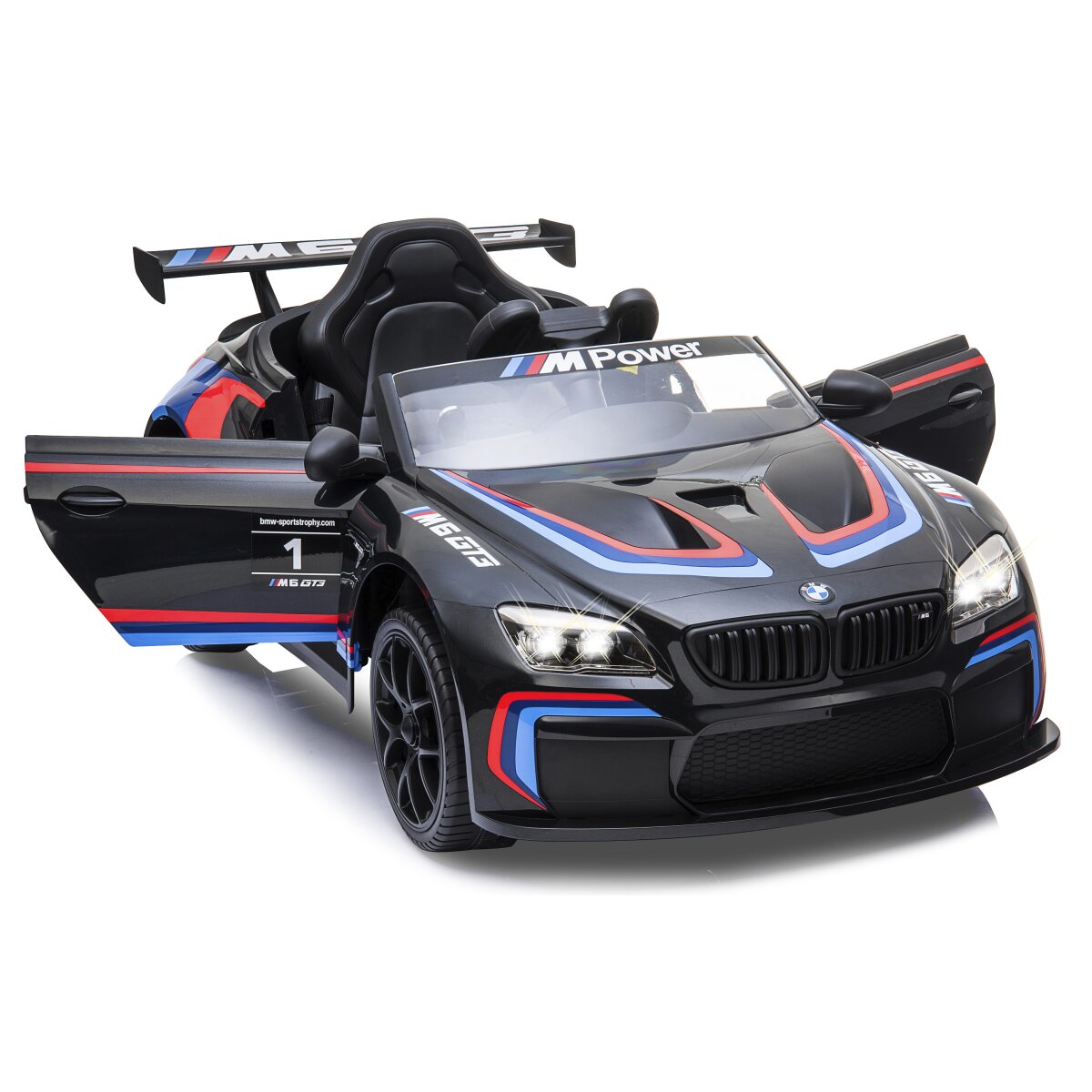 Kinderfahrzeug BMW M6 GT3 schwarz