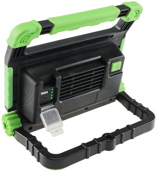 LED Baustrahler mit Akku "BSA-30" / 30W, 2400lm, 4500K / neutralweiß