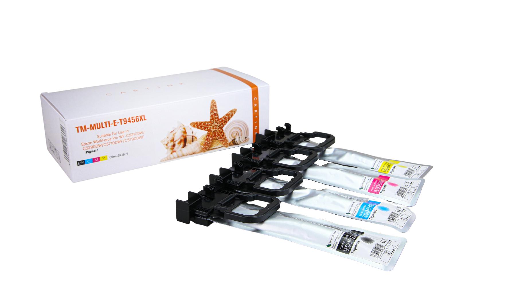 Multipack T9456XL alternativ Tinte für Epson / C13T9451405440 / BK90ml / CMY66ml
