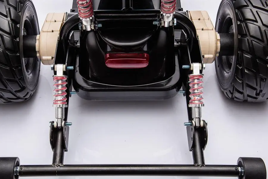 Kindermotorrad 1600 - 2x800W Brushless Motoren - schwarz