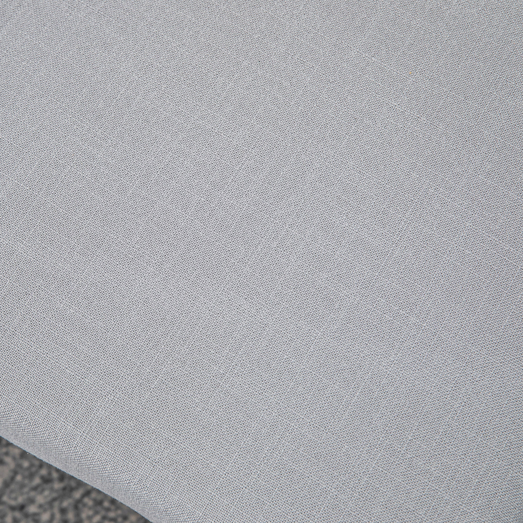 Fußbank im Skandi-Design, Sitzhocker, Fußhocker, 68 cm x 38 cm x 42 cm, Grau + Natur