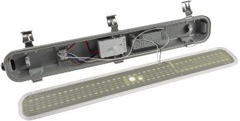 LED Deckenleuchte "HORTA", 60cm, IP65 / HF-Bewegungsmelder, 18W, 1562lm, 4000K