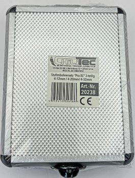 Stufenbohrersatz 3-teilig, 10mm Schaft, 4-12mm / 4-20mm/ 4-32mm