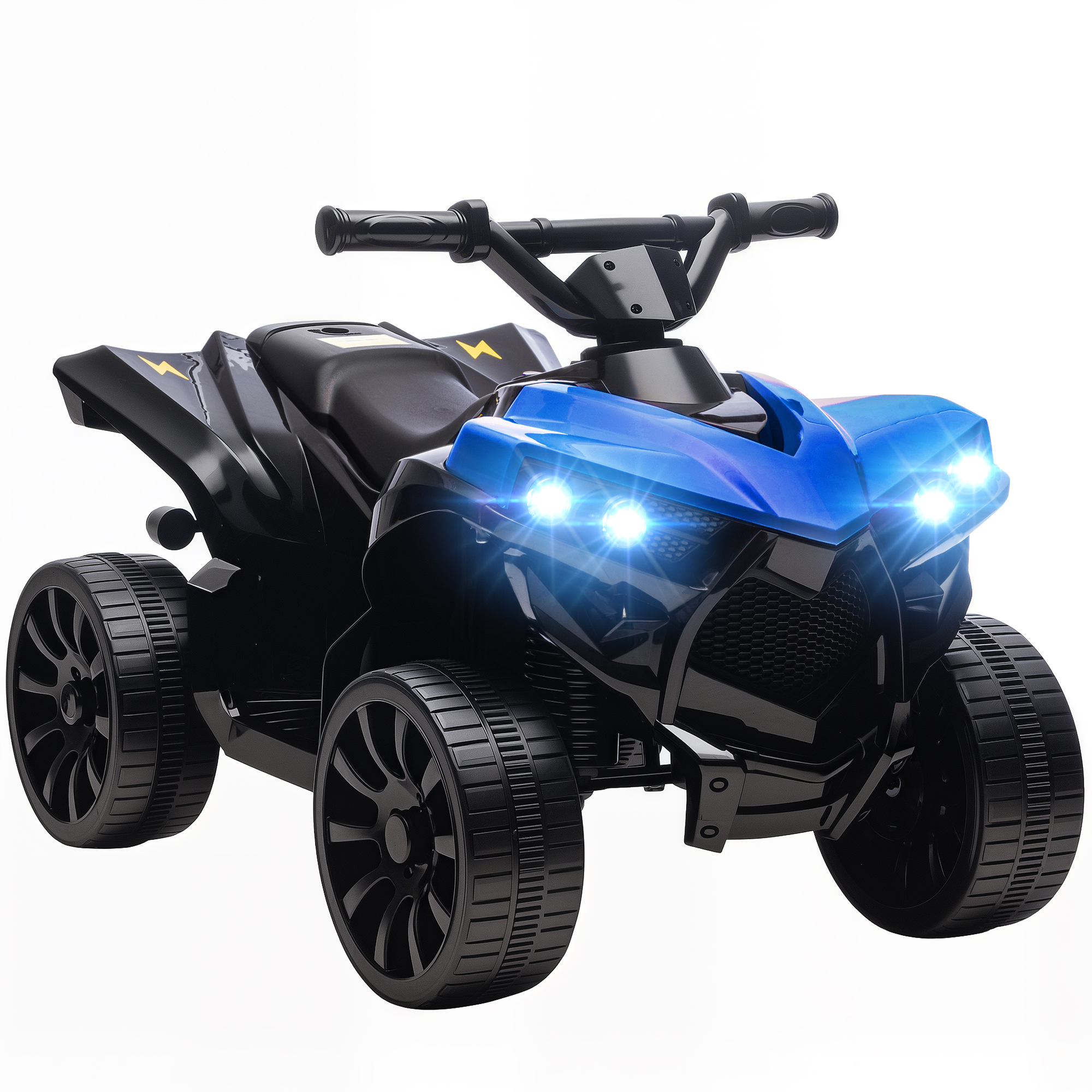 Kinder Quad Elektro 6V Kinderquad mit Vorwärts-, Rückwärtsfunktion, Musik, LED-Scheinwerfer Blau