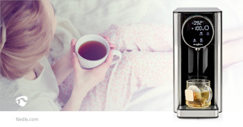 Heißwasserspender | 2600 W | 2.7 l | Aluminium / schwarz