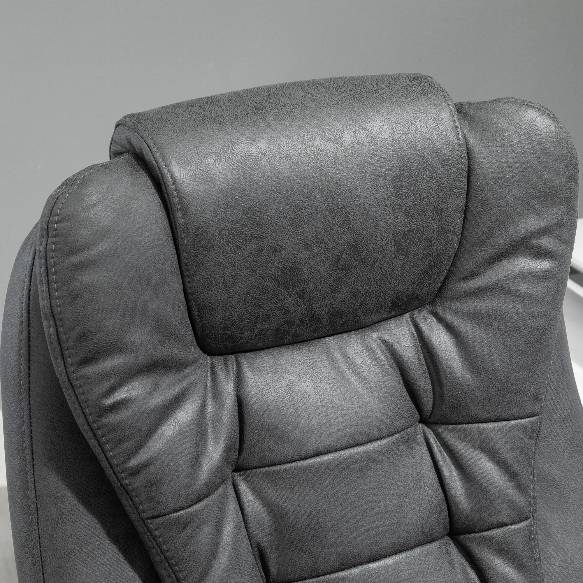 Bürostuhl mit Massagefunktion, ergonomisch, 65x160x104cm, Grau
