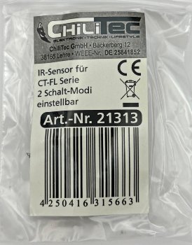 Steckbarer IR-Sensor für CT-FL Serie, 3,5mm, 2 Schalt-Modi einstellbar
