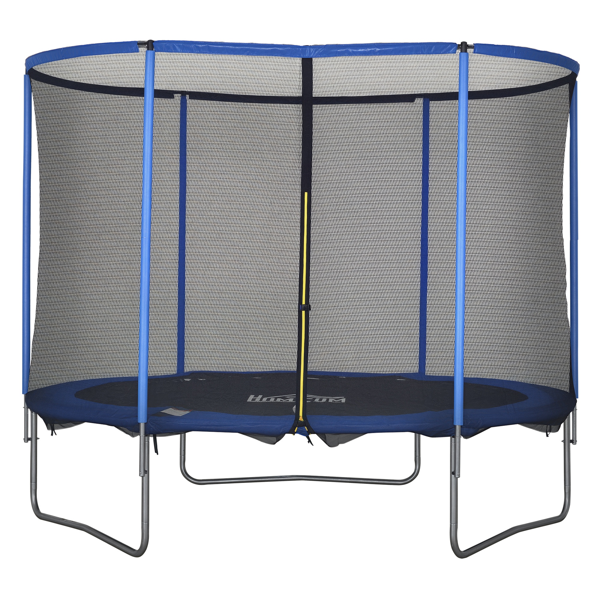 Trampolin mit Sicherheitsnetz Gartentrampolin für Innen- und Außenbereich Fitnesstrampolin für Jugendliche und Erwachsene Stahl Blau+Schwarz bis 113,6 kg Ø305 x 248H cm Trampolin mit Sicherheitsnetz Gartentrampolin für Innen- und Außenbereich Fitnesstrampolin für Jugendliche und Erwachsene Stahl Blau+Schwarz bis 113,6 kg Ø305 x 248H cm