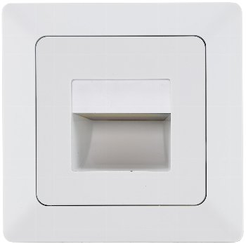 MILOS LED-Einbauleuchte "COB" weiß matt / 80x80mm, 3000k, warmweiß, 55Lumen