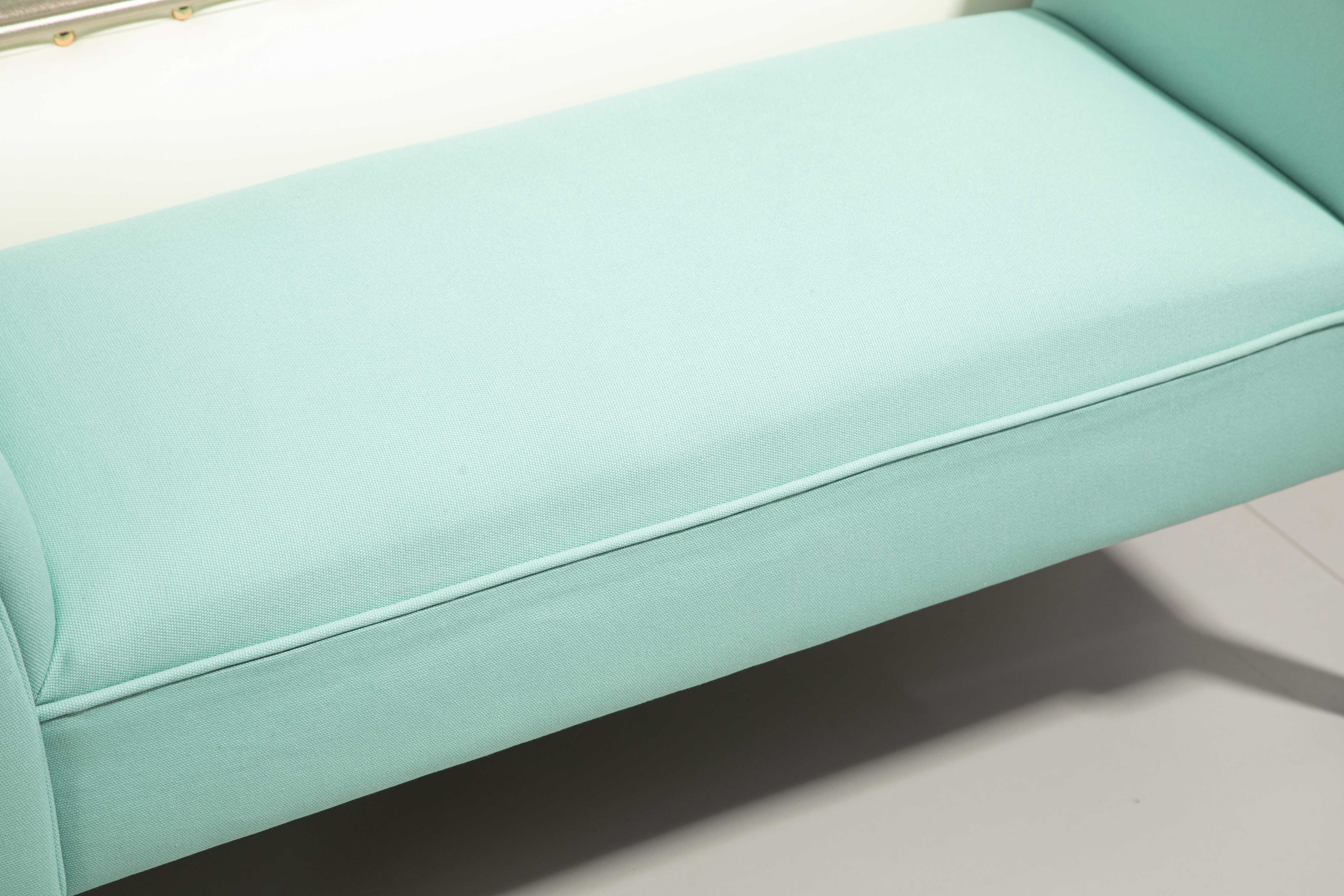 Gepolsterte Sitzbank für Schlafzimmer und Flur, bis 130 kg belastbar, 102 x 36 x 51 cm, Grün
