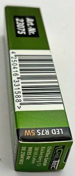 LED Strahler R7s "Glas RS78", 360°, 480lm, 78mm, 2900k / warmweiß