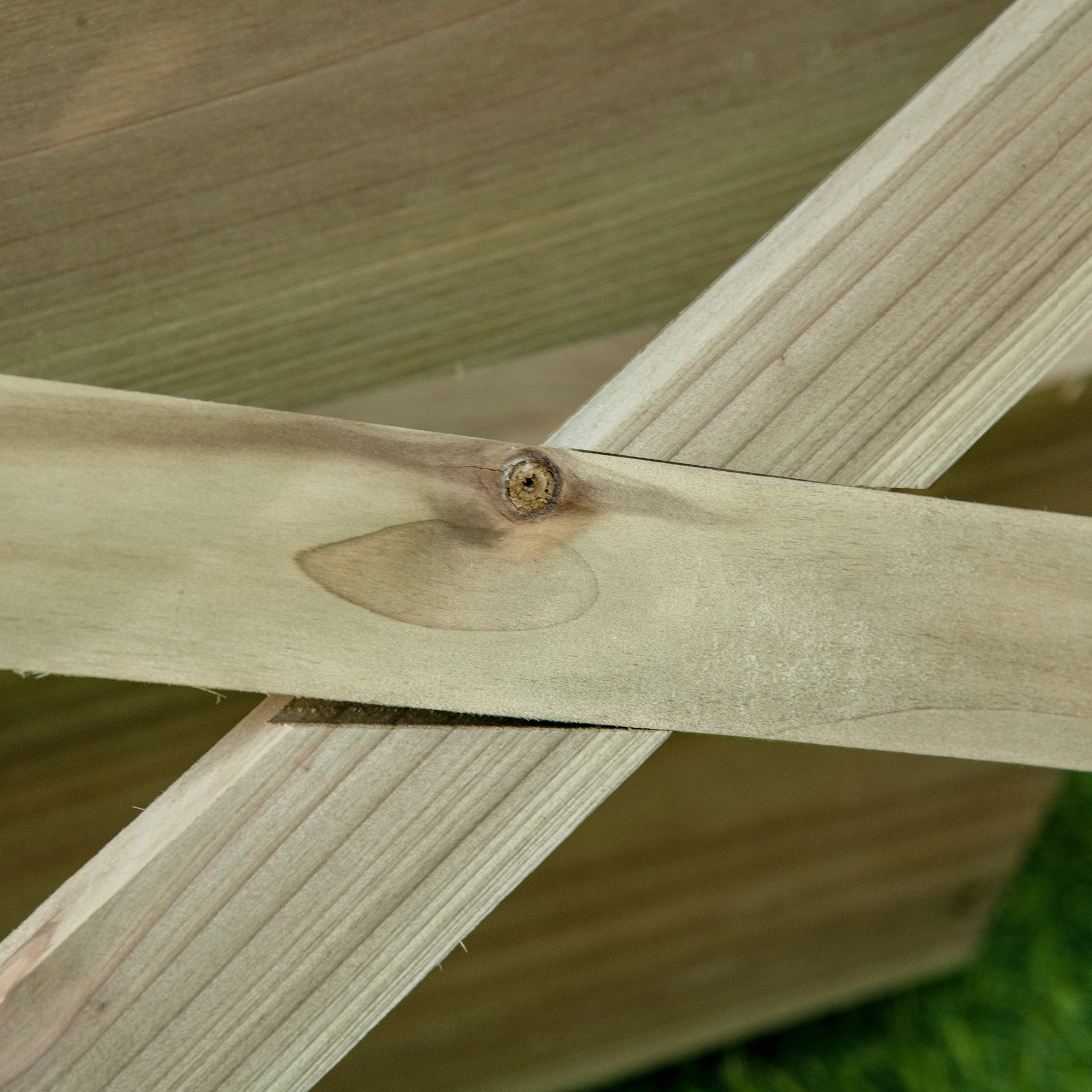 Hochbeet Blumentreppe Holz Blumenleiter mit 3 Ablagen Pflanzentreppe Pflanzregal Pflanzenständer Blumenregal Blumenständer Natur 71 x 61 x 77 cm