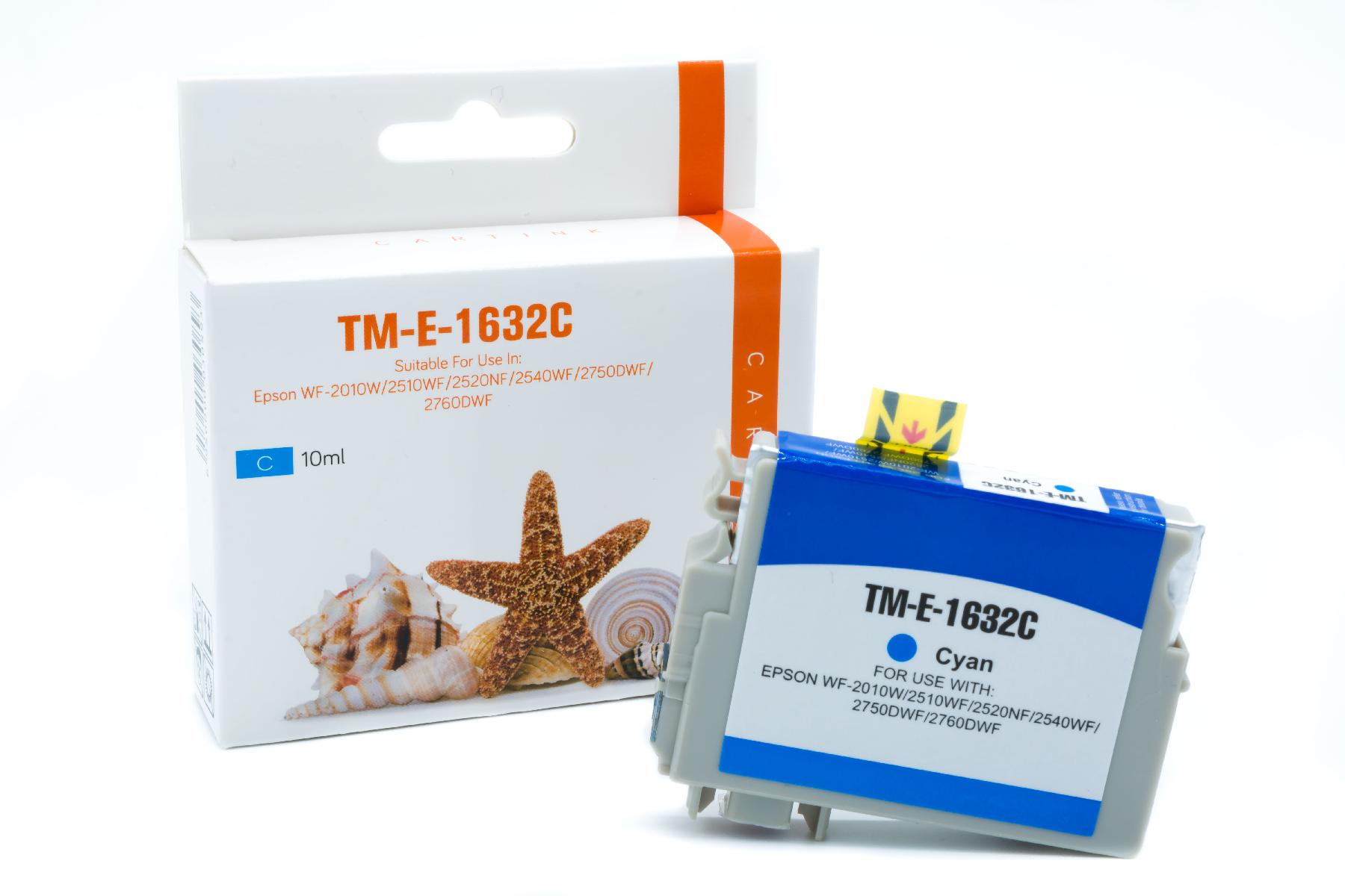 T1632XL alternativ Seestern Tinte cyan / C13T16324010 / 10