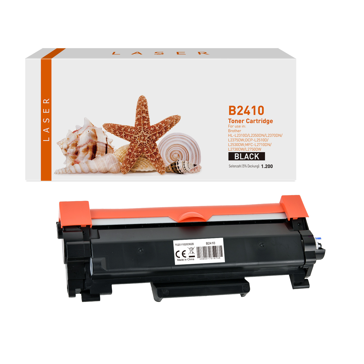 TN2410 alternativ Toner schwarz für Brother / TN2410 / 1.200 Seiten
