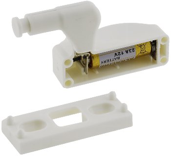 LED Schrankleuchte, 4er-Set / Batteriebetrieb, Drucksensor für Türen
