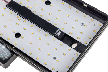 LED Wandleuchte "PADAR" mit PIR-Sensor / IP65, 20W, mit Hausnummer & Buchstaben