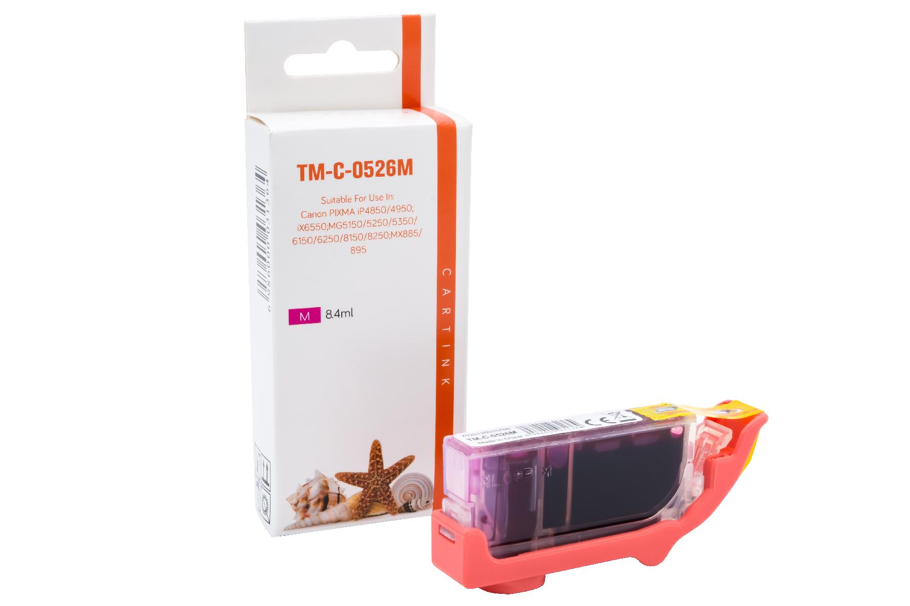 CLI526M alternativ Seestern Tinte magenta für / 4542B001 / 8,4ml / mit Chip
